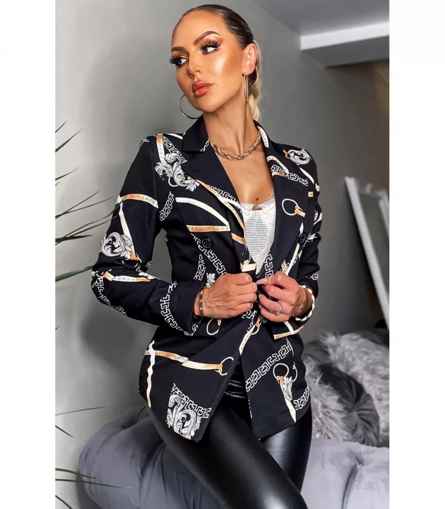 CW Ida print pattern blazer
