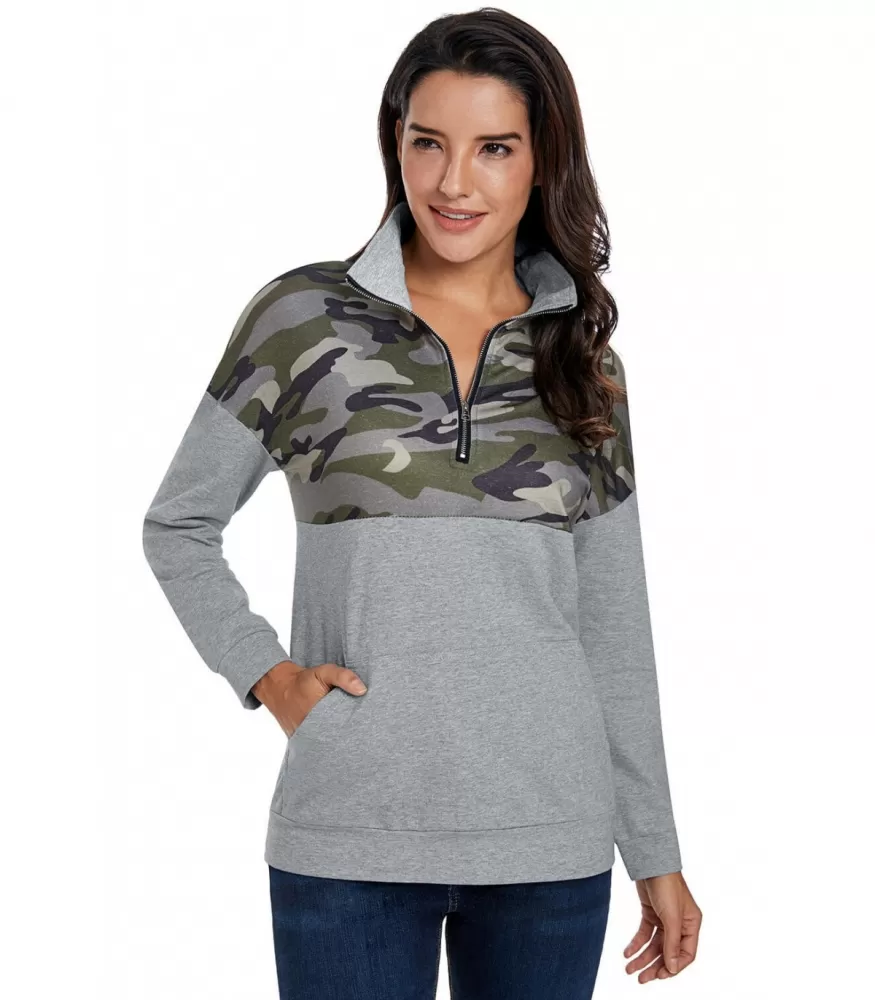 Grey camouflage sweatshirt [LAST CHANCE]