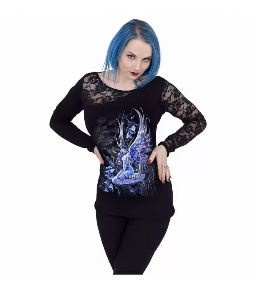 Spiral Blue Fairy Lace Shirt [LAST CHANCE]