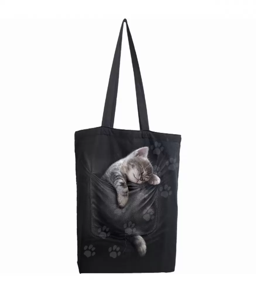 Spiral black cat bag [DISCOVERY]